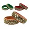 Indian Silk Thread Bangles for Women Traditional Kundan Bracelet Return Gifts Hippie Jewelry Bollywood Bracelet Gift for Her - Indian Bridal Set Thread Bangle